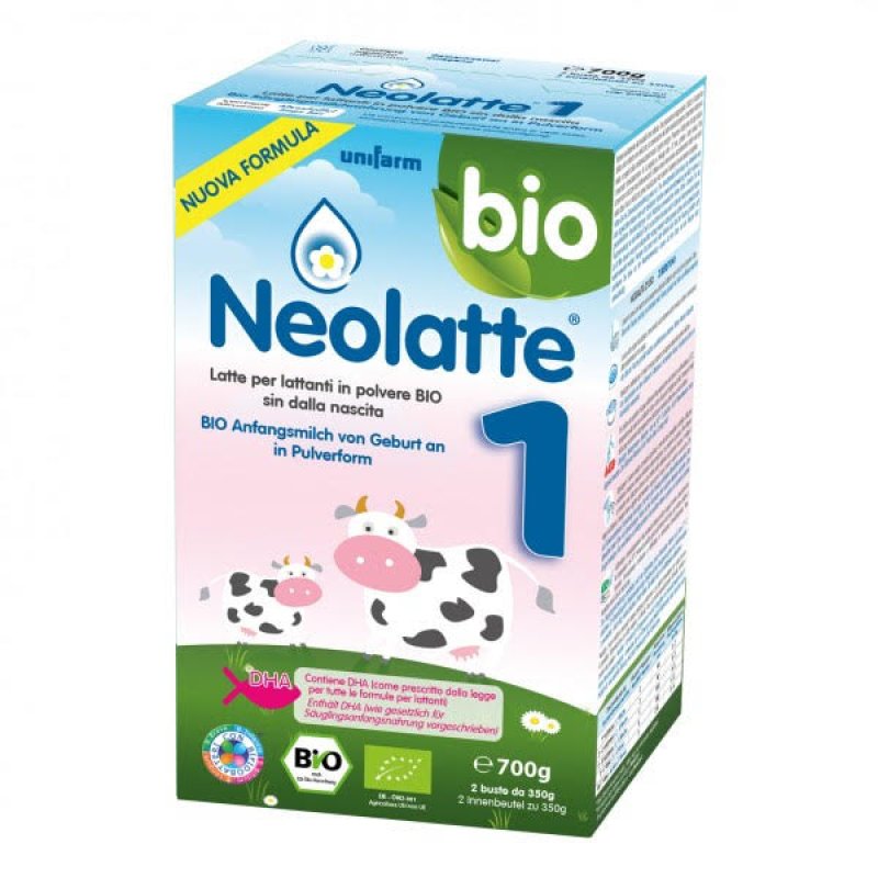 Neolatte 1 bio - Latte in polvere 2 buste x 350g - Farmacia di Regoledo Srl